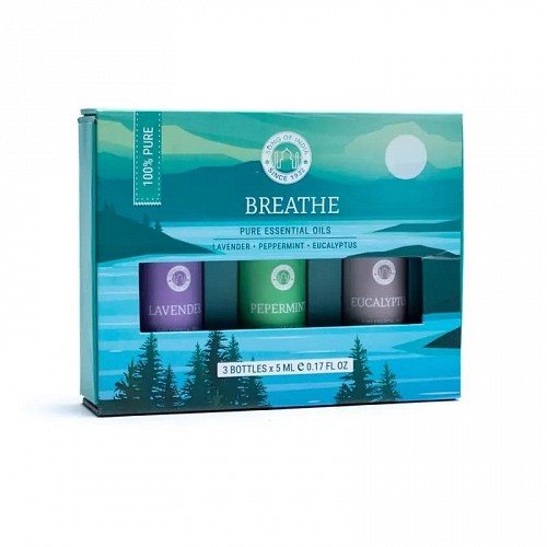 Essential Oil Aromatherapy Set - Breathe