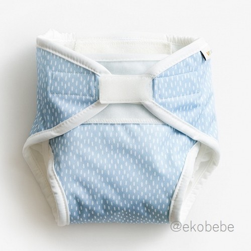 All-in-One Cloth Diaper - Blue Sparkle