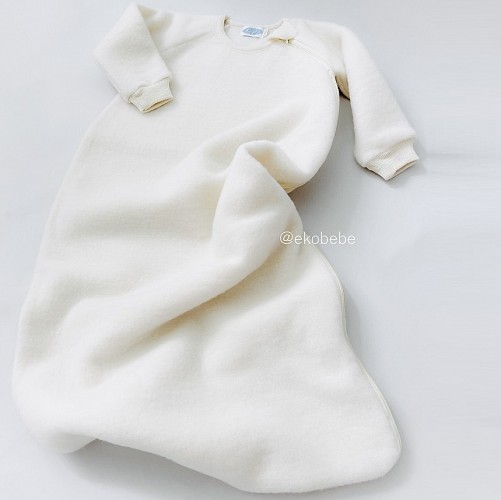 Reiff Strick Wool Fleece Sleeping Bag Long sleeves - Natural