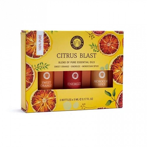 Essential Oil Aromatherapy Set - Citrus Blast