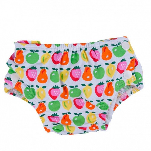 Washable Re-Usable Baby Swim Nappy - Fruits