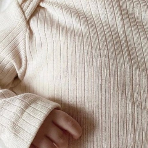 Cosilana Wool Silk Cotton Baby Body Long Sleeves - Natural