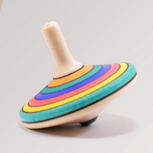 Mader Sprint Spinning Top with Metal Tip - Striped