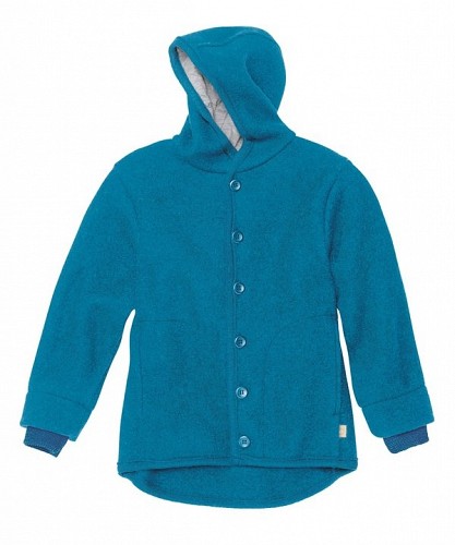 Boiled Wool Jacket - Blue