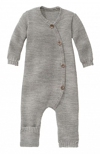 Knitted Overall Merino Wool Disana - Grey
