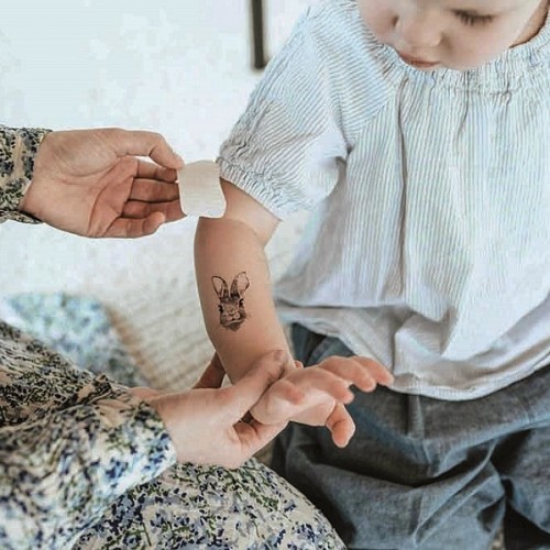 Īslaicīgie Tetovējumi Bērniem - Zaķi