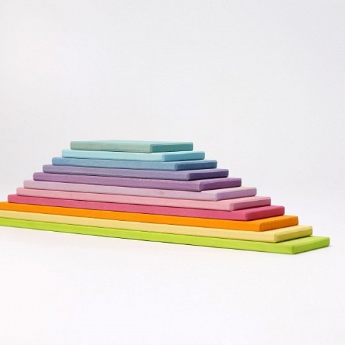 Grimms Rainbow Pastel Building Boards