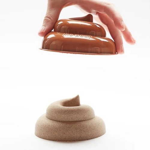 The Poop - Sand Mold Shape Chocolate Brown