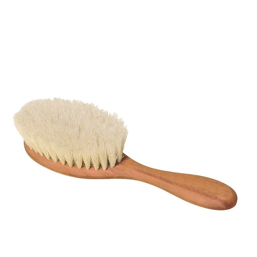 Soft Baby Hair Brush Pear Wood - Newborn | Shop Online