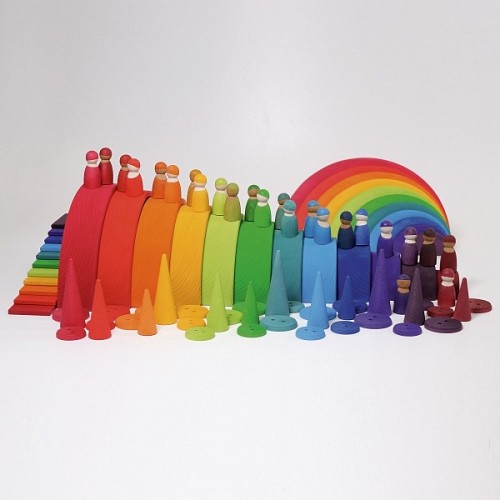 Grimms Rainbow Semi Circles - Rainbow Colors