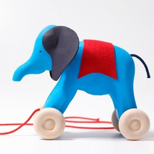 Grimms Pull Along Elephant Otto