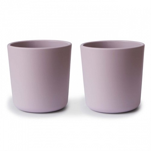 Mushie Dinnerware Cup Set of 2 (Soft Lilac)