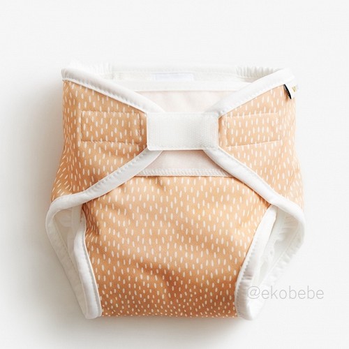 All-in-One Cloth Diaper - Yellow Sparkle