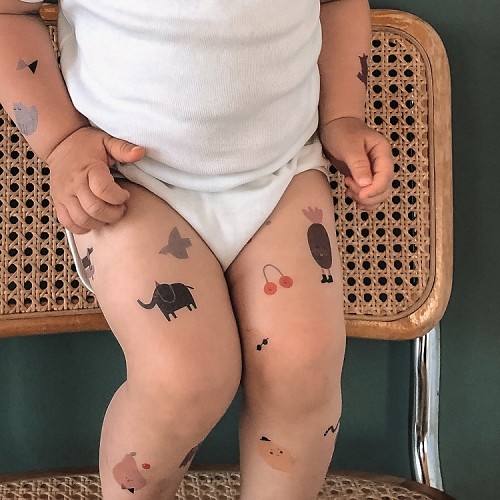 Īslaicīgie Tetovējumi Bērniem - Lācis un Viņa Draugi