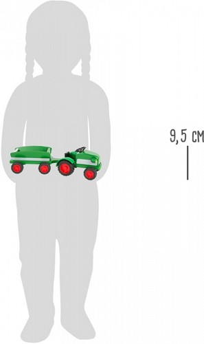 Rotaļu Zaļš Koka Traktors