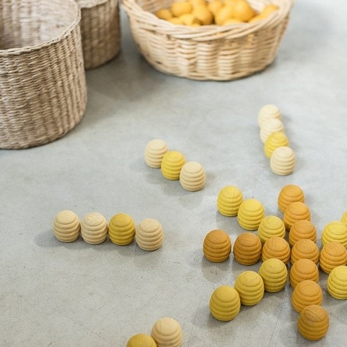 Grapat Mandala - Yellow Honeycombs