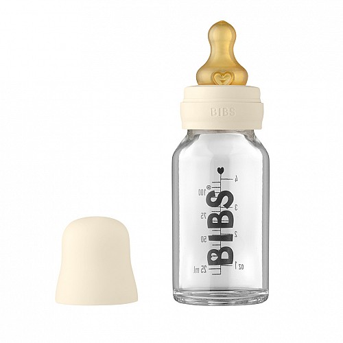 BIBS Baby Glass Bottle 110 ml – Ivory