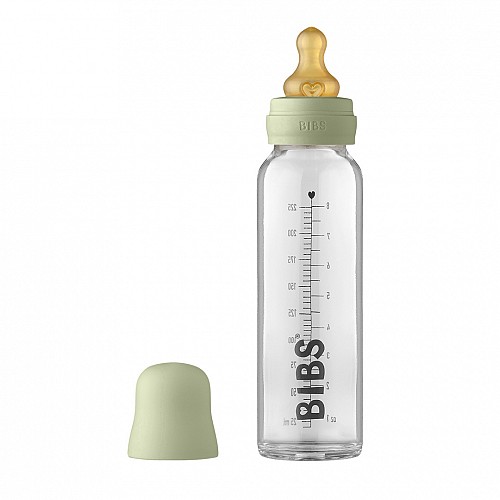 BIBS Baby Glass Bottle 225 ml – Sage