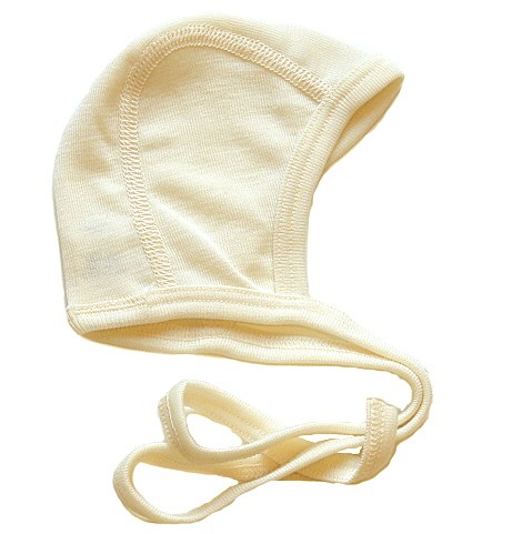 Cosilana 100% Silk Baby Bonnet - Natural