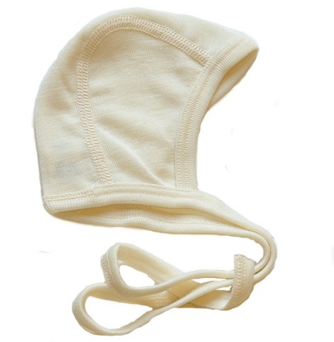 Cosilana Baby Bonnet Wool Silk - Natural