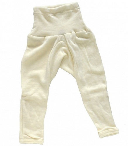 Cosilana Wool Silk Baby pants Scratch Protection - Natural