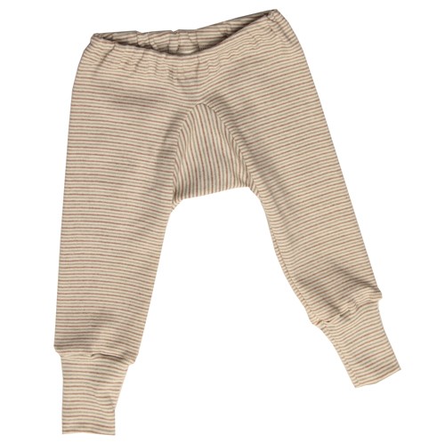 Bio Cotton Trousers for Children in Brown Tones