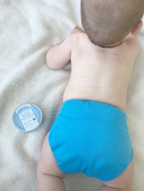 Dr Braunners ķermeņa balzāms baby mild kopā ar mazuli