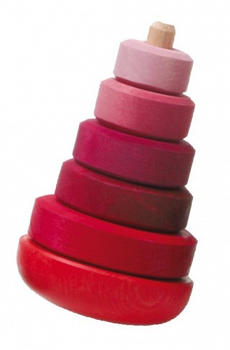 Grimms Pink Wobbly Stacking Tower