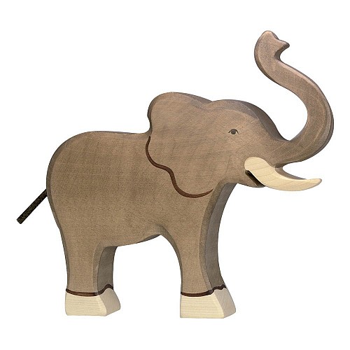 Holztiger Large Wooden Elephant