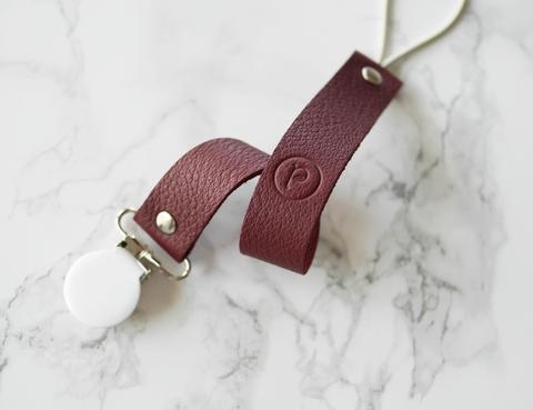 Dummy Cord from Leather - Plum