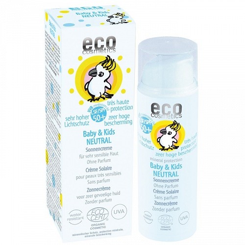 Eco Cosmetics Baby & Kids Sun Cream LSF 50+ NEUTRAL