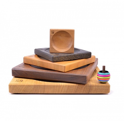 Mader Wooden Spinning Top Board
