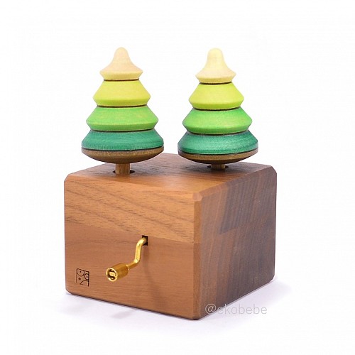 Mader Wooden Music Box - O Christmas Tree Melody