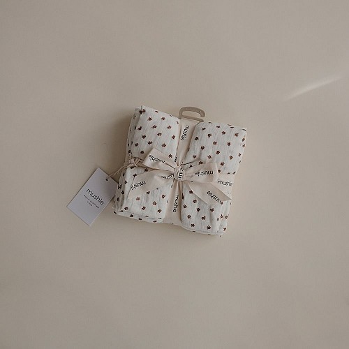 Mushie Muslin Cloth 3 Pack - Bloom