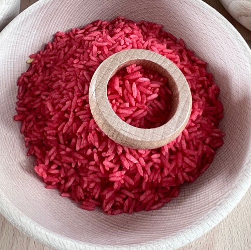 Ekobebe Coloured Play Rice - Red