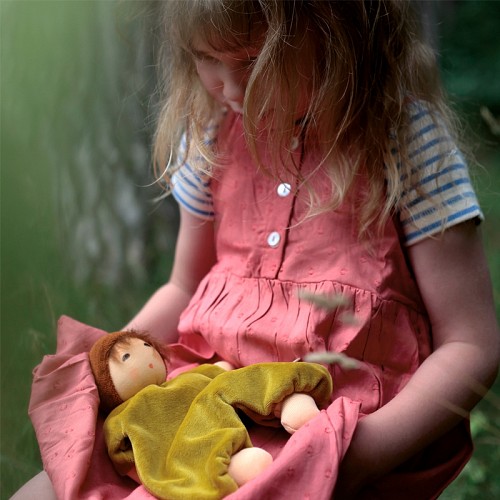 Nanchen Natural Waldorf Doll - Oak Child