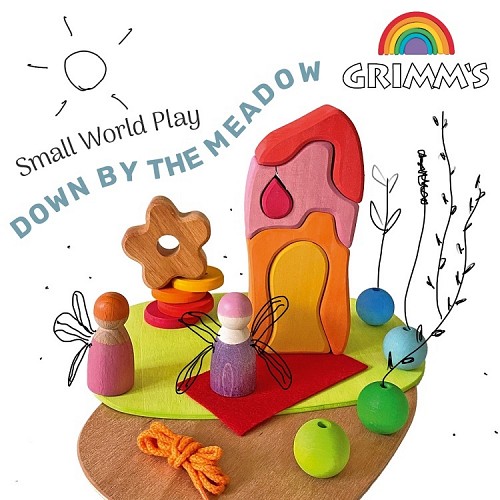 NEW Grimms Small World Play Down by the Meadow