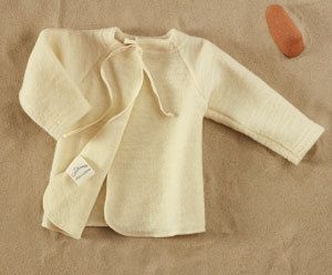 Wool and Silk Jacket for New Borns
