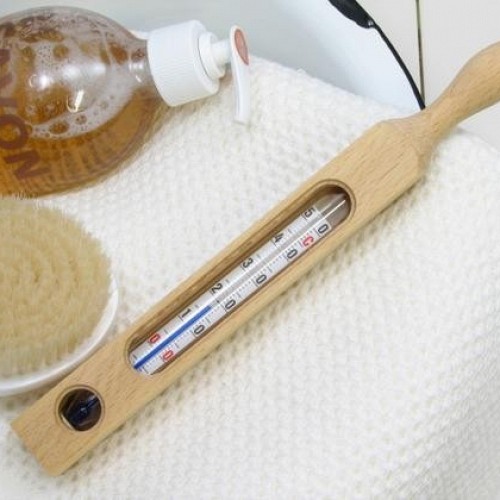 Wooden Baby Bath Water Thermometer