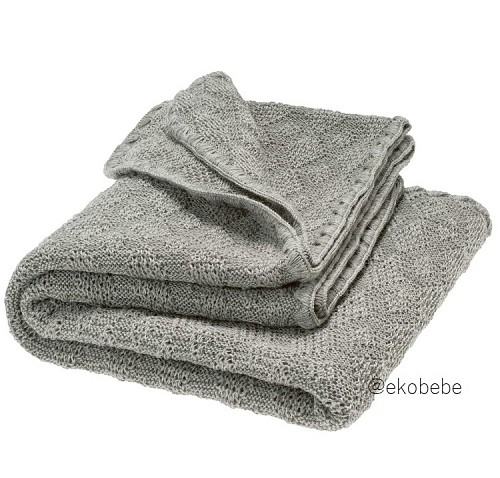 Disana Wool Baby Blanket - Grey