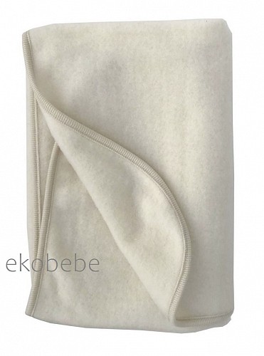 Cosilana Baby Blanket Organic Wool Fleece - Natural