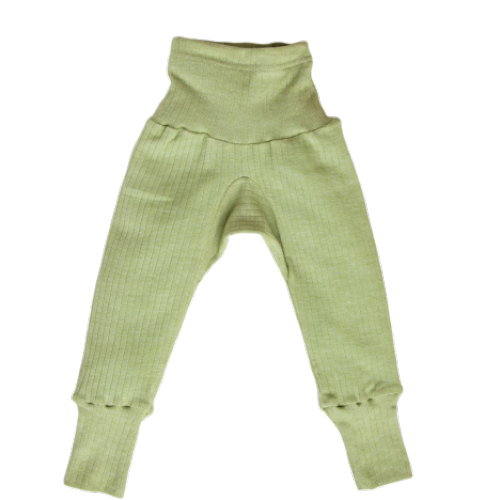 Cosilana Wool Silk Cotton Pants - Green