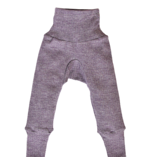 Cosilana Wool Silk Cotton Pants - Purple