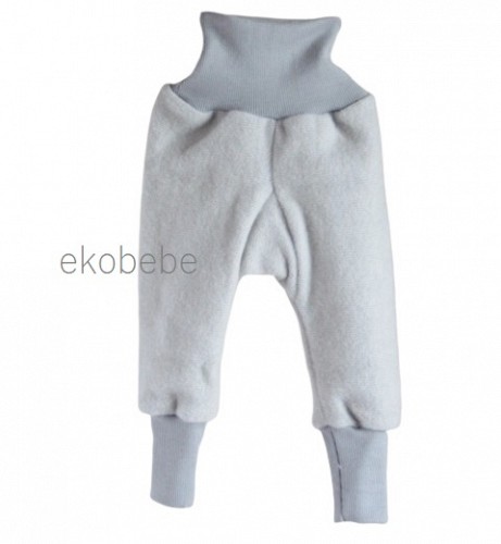 Cosilana Wool Fleece Baby Trouwsers - Grey