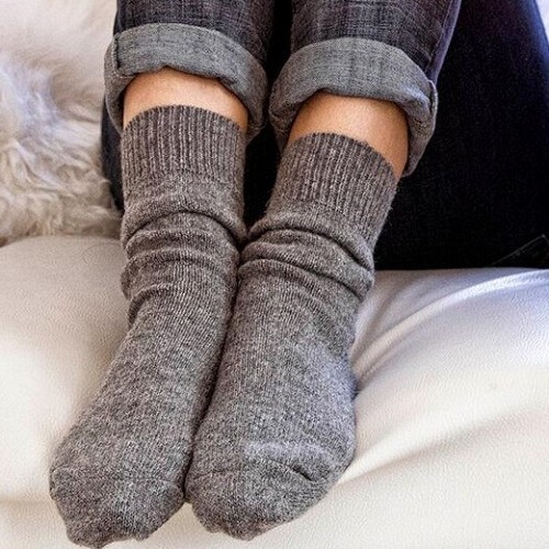 Alpaca Wool Socks Thin
