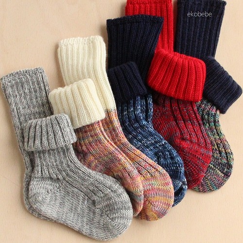 Wool Baby Socks Confetti