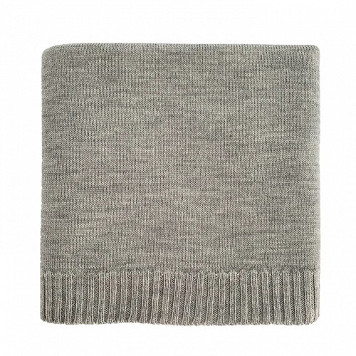 HVID Woollen Baby Blanket - Grey Mellange