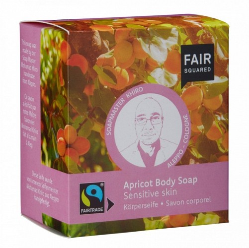Fair Squared Apricot Body Soap Sensitive Skin 2x80g.
