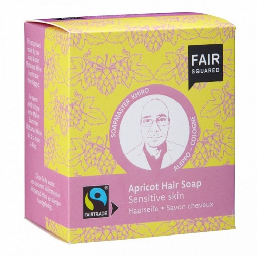 Fair Squared Apricot Hair Soap Sensitive Skin 2x80g.