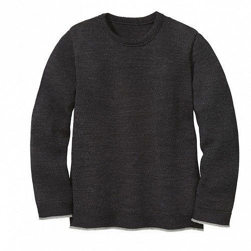 Disana Wool Knitted Jumper - Anthracite